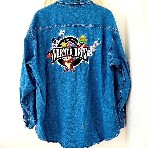 Vintage Other - Original Vintage Warner Bros Looney Tunes Denim Longsleeve Top